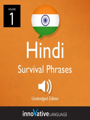 cover image of Hindi Survival Phrases, Volume 1